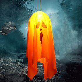 Halloween Decorations Outdoor Decor Hanging Lighted Glowing Ghost Witch Hat Halloween Decorations Indoor Outside Ornaments Clearance Halloween Pa
