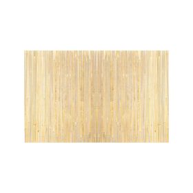 Natural Bamboo Fence Privacy Screen, Eco-Friendly Privacy Bamboo Slat Fence, 6 ft H x 13 ft L Decorative Bamboo Screen Panel, for Garden, Backyar