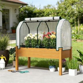 Elevated bed, planting box, sand