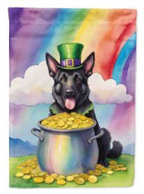 German Shepherd St Patrick's Day Garden Flag Mailbox Flag Decorative Yard Flag Banner Outside Patio Artwork Yard Flower Beds, Garden Size, Multic