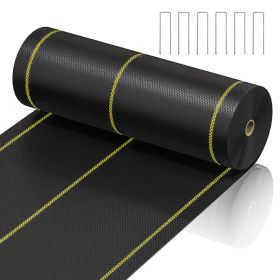 Prohibited From Sale On Amazon XISHAN Black Weed Control Fabric , 90g HDPE (Option: 4X300ft-Black)