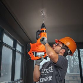 SDS-Max 2-Inch Corded Rotary Hammer Drill Kit 1600W 175-350RPM 3 Functions (Option: Multicolor)