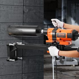 Core Drill Machine 0.8-11.8in Dia 3500W Diamond Core Drill Rig With Stand (Option: Black)