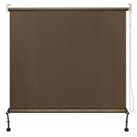 Prohibited From Sale On Amazon 6'X8' Mocha HDPE Spliced Roller Shutter (Option: Mocha-6x6 ft)