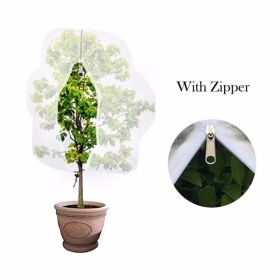 84inch*72inch Rectangular Zippered Greenhouse Fabric Bags For Plant Protection Offer Protection From Cold, Insects, And Wind, With Adjustable Ven (Option: 84inch72inch)